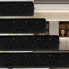 UK plug extension sockets- Black Colour