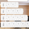 UK plug extension sockets with 1 Type C & 2 USB