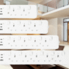 UK plug extension sockets with 2 Type C & 1 USB